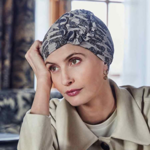 Lotus Turban Print