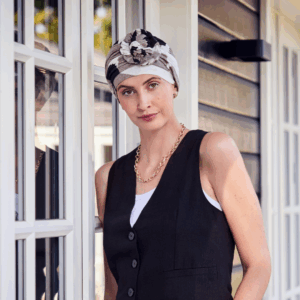 LOTUS - Turban s cvjetnim detaljem