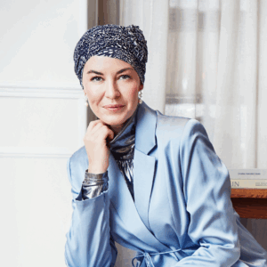 LOTUS - Turban s cvjetnim detaljem